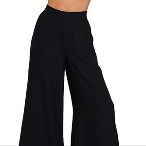 Zenana Outfitters Black Wide Leg Pants
